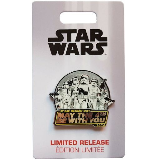 Disney Store Star Wars Storm Trooper 2020 May The 4th Force Limited Release Pin Trading Badge