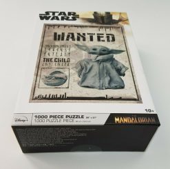 Disney Store Star Wars The Mandalorian Grogu Wanted Poster 1000 Piece Jigsaw Puzzle