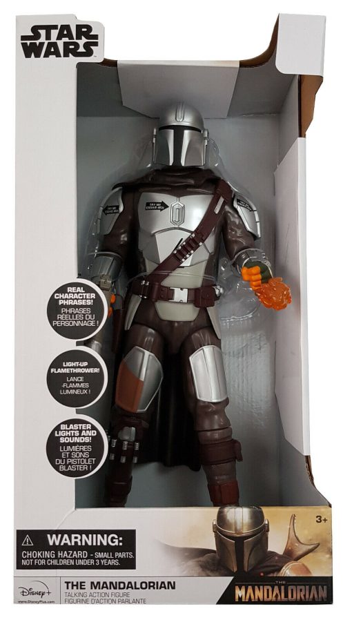 Disney Store Star Wars The Mandalorian Talking Action Figure 38CM