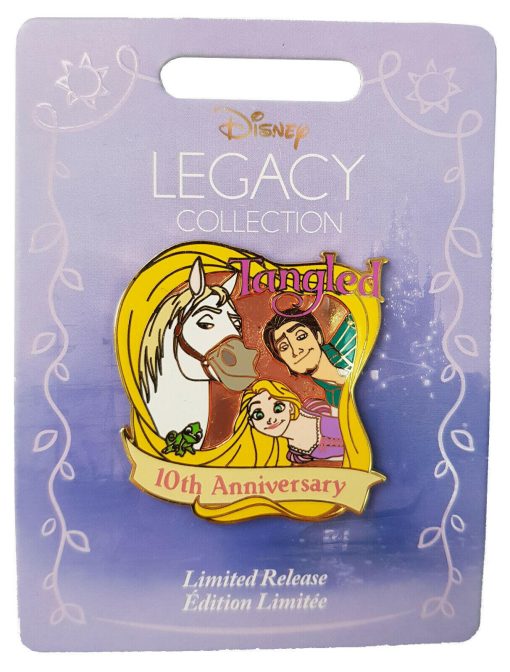 Disney Store Tangled 10th Anniversary Pin Trading Badge