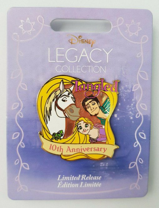 Disney Store Tangled 10th Anniversary Pin Trading Badge