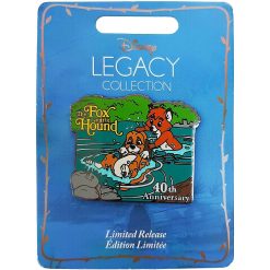 Disney Store The Fox & Hound 40th Anniversary Legacy Collection Pin Trading Badge