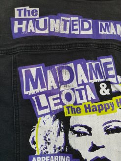 Disney Store The Haunted Mansion Madame Leota Denim Jacket Black Adults