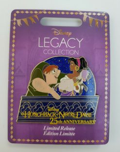 Disney Store The Hunchback Of Notre Dame 25th Anniversary Pin Trading Badge