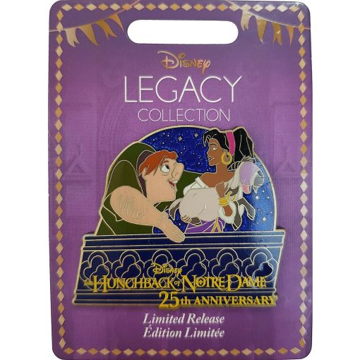 Disney Store The Hunchback Of Notre Dame 25th Anniversary Pin Trading Badge