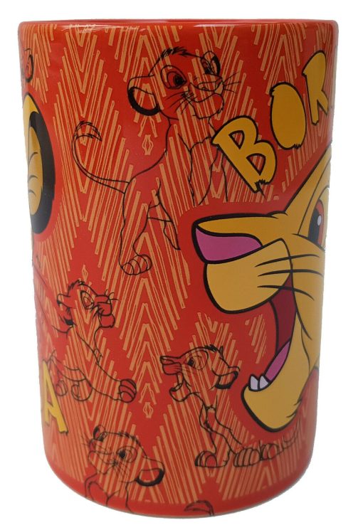 Disney Store The Lion King Simba Born Wild Mug