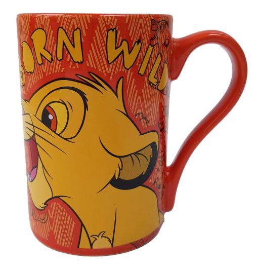 Disney Store The Lion King Simba Born Wild Mug