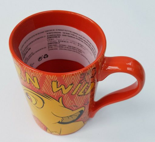 Disney Store The Lion King Simba Born Wild Mug