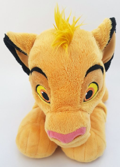 Disney Store The Lion King Simba Cub Laying Plush Cuddly Soft Toy 13"