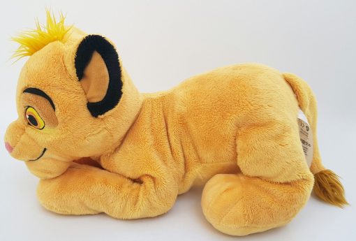 Disney Store The Lion King Simba Cub Laying Plush Cuddly Soft Toy 13"