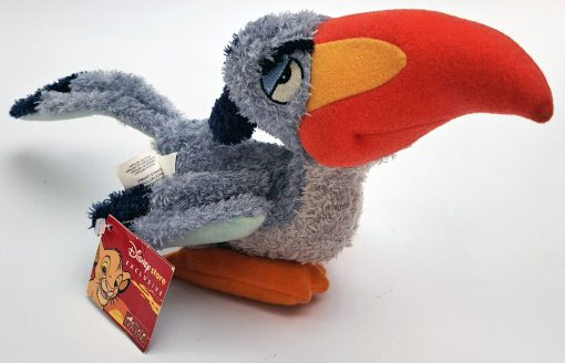 Disney Store The Lion King Zazu Bird 12" Beanie Plush Cuddly Soft Toy