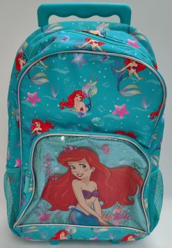 Disney Store The Little Mermaid Ariel Hand Luggage Rolling Suitcase