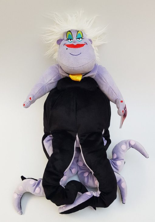 Disney Store The Little Mermaid Ursula Stamped Plush Cuddly Soft Toy