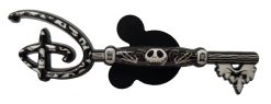 Disney Store The Nightmare Before Christmas Key Pin Trading Badge