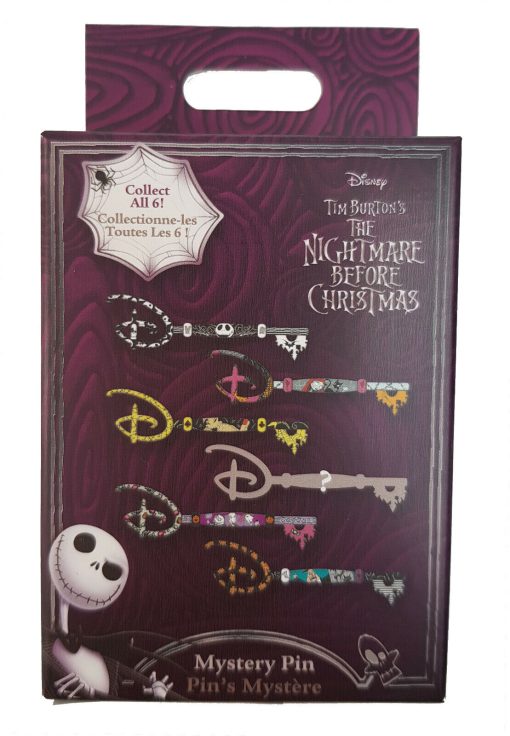 Disney Store The Nightmare Before Christmas Key Pin Trading Badge