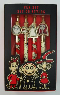 Disney Store The Nightmare Before Christmas Set Of 4 Pens