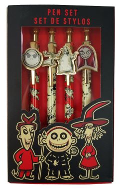 Disney Store The Nightmare Before Christmas Set Of 4 Pens