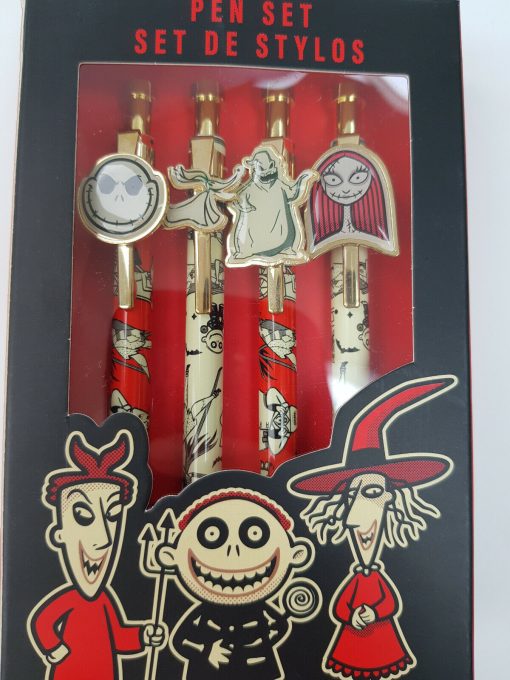 Disney Store The Nightmare Before Christmas Set Of 4 Pens