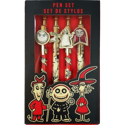 Disney Store The Nightmare Before Christmas Set Of 4 Pens