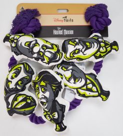 Disney Store The Phantom Manor Five Heads Dog Chew Rope Toy