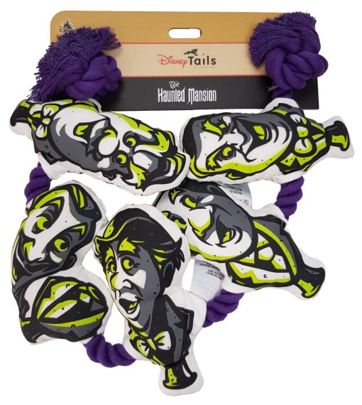 Disney Store The Phantom Manor Five Heads Dog Chew Rope Toy