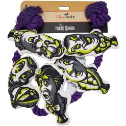 Disney Store The Phantom Manor Five Heads Dog Chew Rope Toy