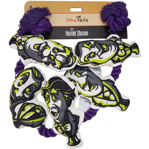 Disney Store The Phantom Manor Five Heads Dog Chew Rope Toy