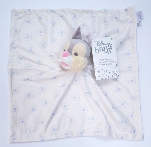 Disney Store Thumper Rabbit Baby Comforter Plush Blankie Soft Cuddly Toy Blanket