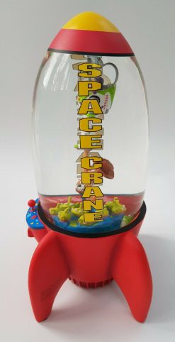 Disney Store Toy Story 25th Anniversary Pizza Planet Rocket Snow Globe