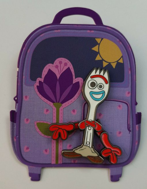 Disney Store Toy Story 4 Forky Moving Arms Pin Trading Badge