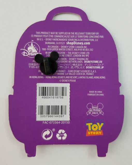 Disney Store Toy Story 4 Forky Moving Arms Pin Trading Badge