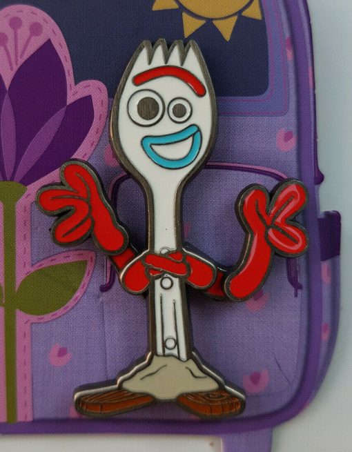 Disney Store Toy Story 4 Forky Moving Arms Pin Trading Badge