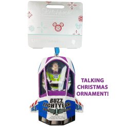 Disney Store Toy Story Buzz Lightyear Box Talking Christmas Tree Decoration