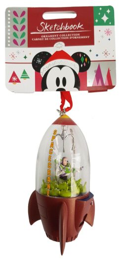 Disney Store Toy Story Buzz Lightyear Space Crane Christmas Tree Decoration