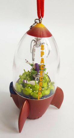 Disney Store Toy Story Buzz Lightyear Space Crane Christmas Tree Decoration