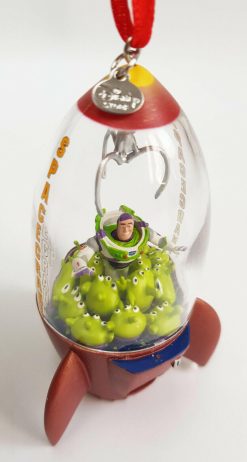 Disney Store Toy Story Buzz Lightyear Space Crane Christmas Tree Decoration