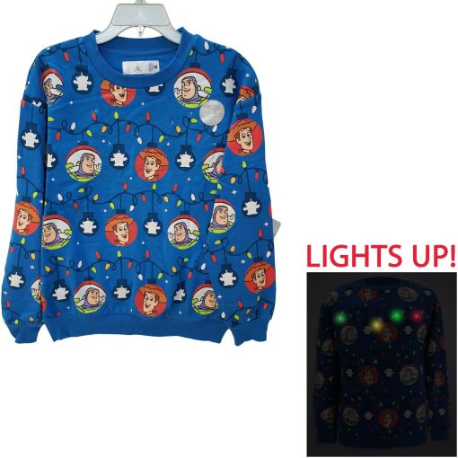 Disney Store Toy Story Light Up Christmas Jumper Adults