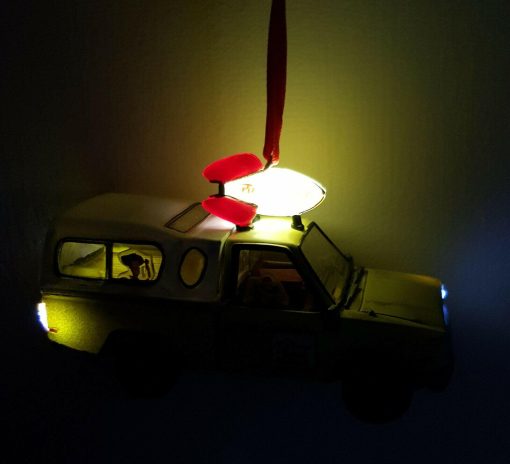 Disney Store Toy Story Pizza Planet Truck Light Up Christmas Tree Decoration