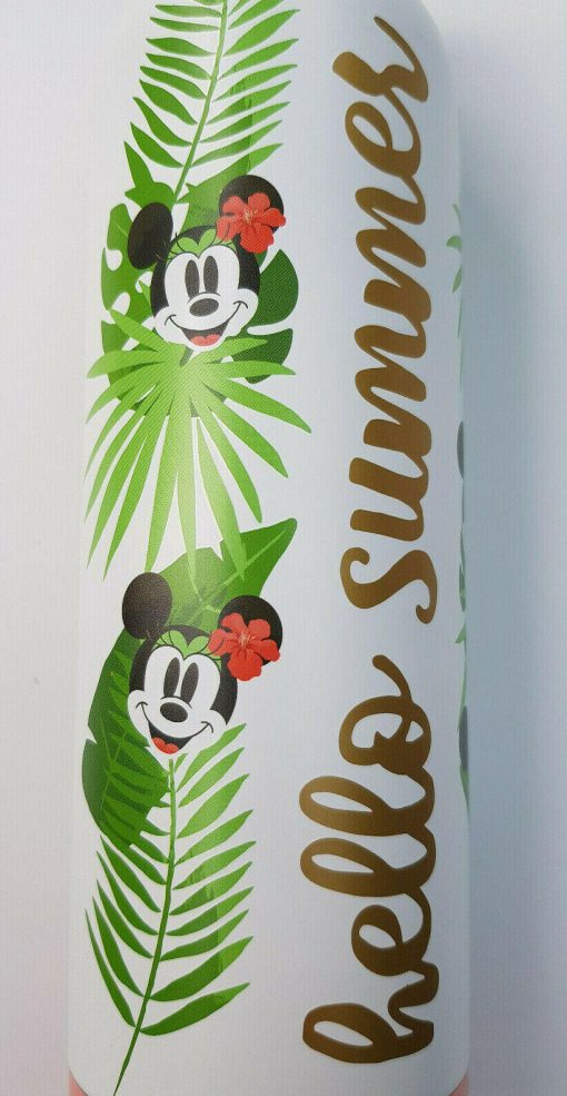 Disney Store Tropical Hideaway Minnie Mouse Reusable Water Drinks Bottle