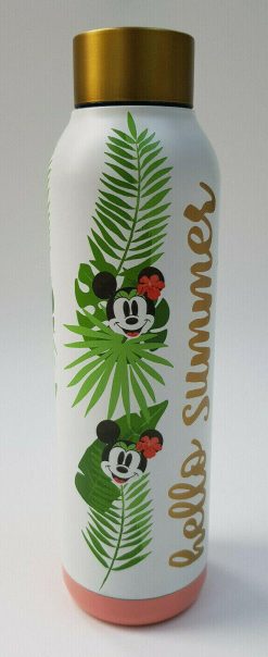 Disney Store Tropical Hideaway Minnie Mouse Reusable Water Drinks Bottle