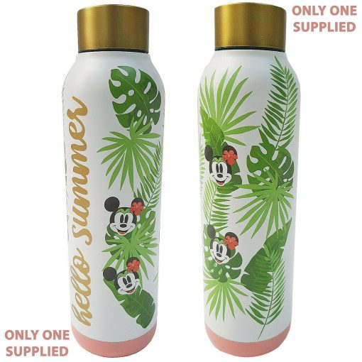 Disney Store Tropical Hideaway Minnie Mouse Reusable Water Drinks Bottle