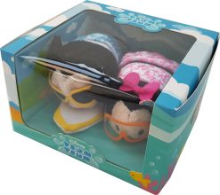 Disney Store Tsum Tsum Mickey & Minnie Mouse Vacation Holiday Hawaii Plush Box Set