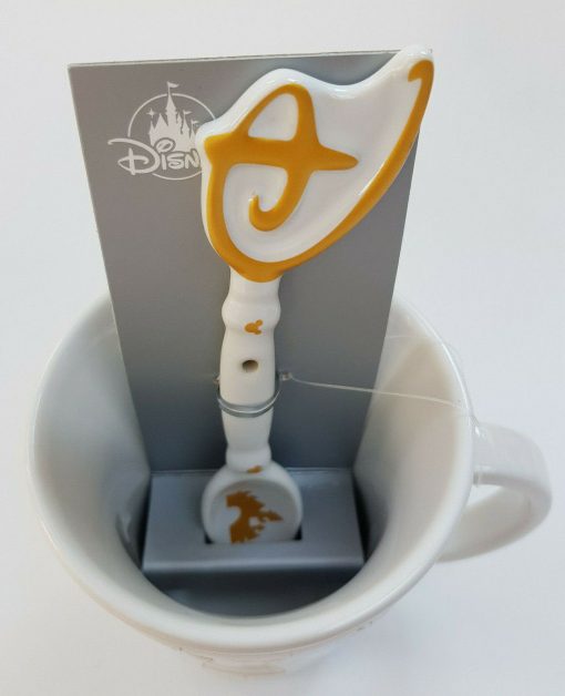 Disney Store Unlock Your Imagination Key Mug & Spoon Set