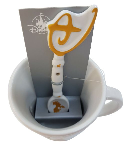 Disney Store Unlock Your Imagination Key Mug & Spoon Set