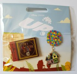 Disney Store Up Balloon House & Opening Adventure Book Pin Trading Badge Set