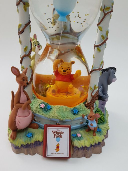 Disney Store Winnie The Pooh 55th Anniversary Limited Edition Hour Glass Snow Globe