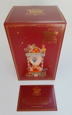 Disney Store Winnie The Pooh 55th Anniversary Limited Edition Hour Glass Snow Globe