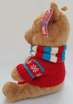 Disney Store Winnie The Pooh Christmas Jumper 2008 Plush Cuddly Soft Toy