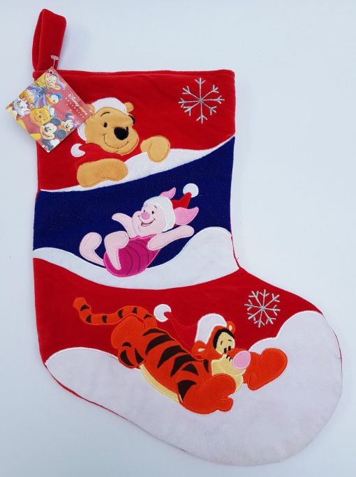 Disney Store Winnie The Pooh Christmas Stocking