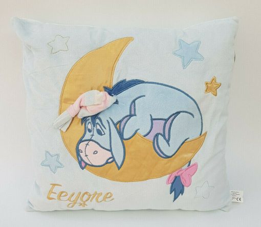 Disney Store Winnie The Pooh Eeyore Moon Soft Plush Cushion